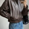 DAZY Distressed Leather Jacket Women Short Regular Jacket Spring New Arrival Suitable For Valentines Day main 4