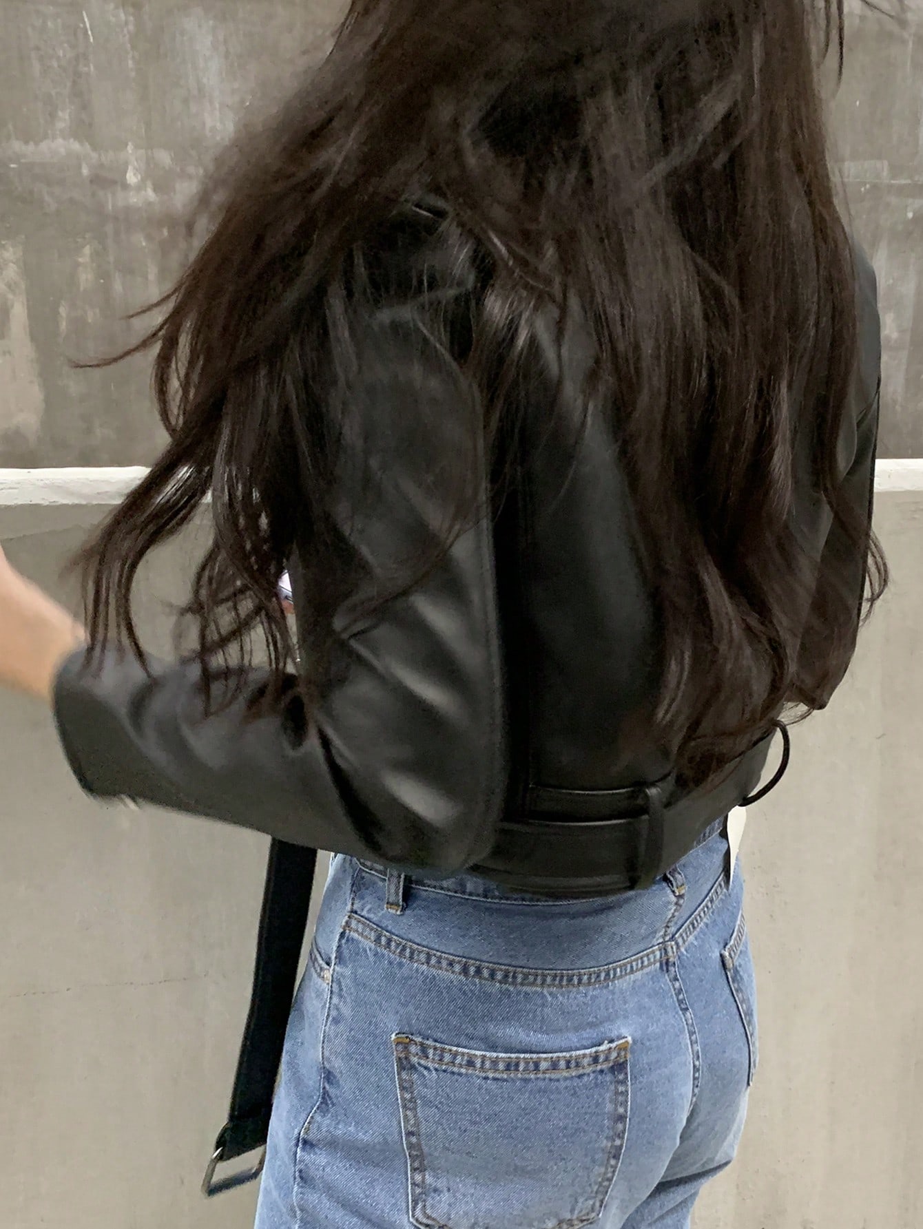 Short Style Casual Fashion Leather Jacket Women Short Style Casual Fashion Leather Jacket Women