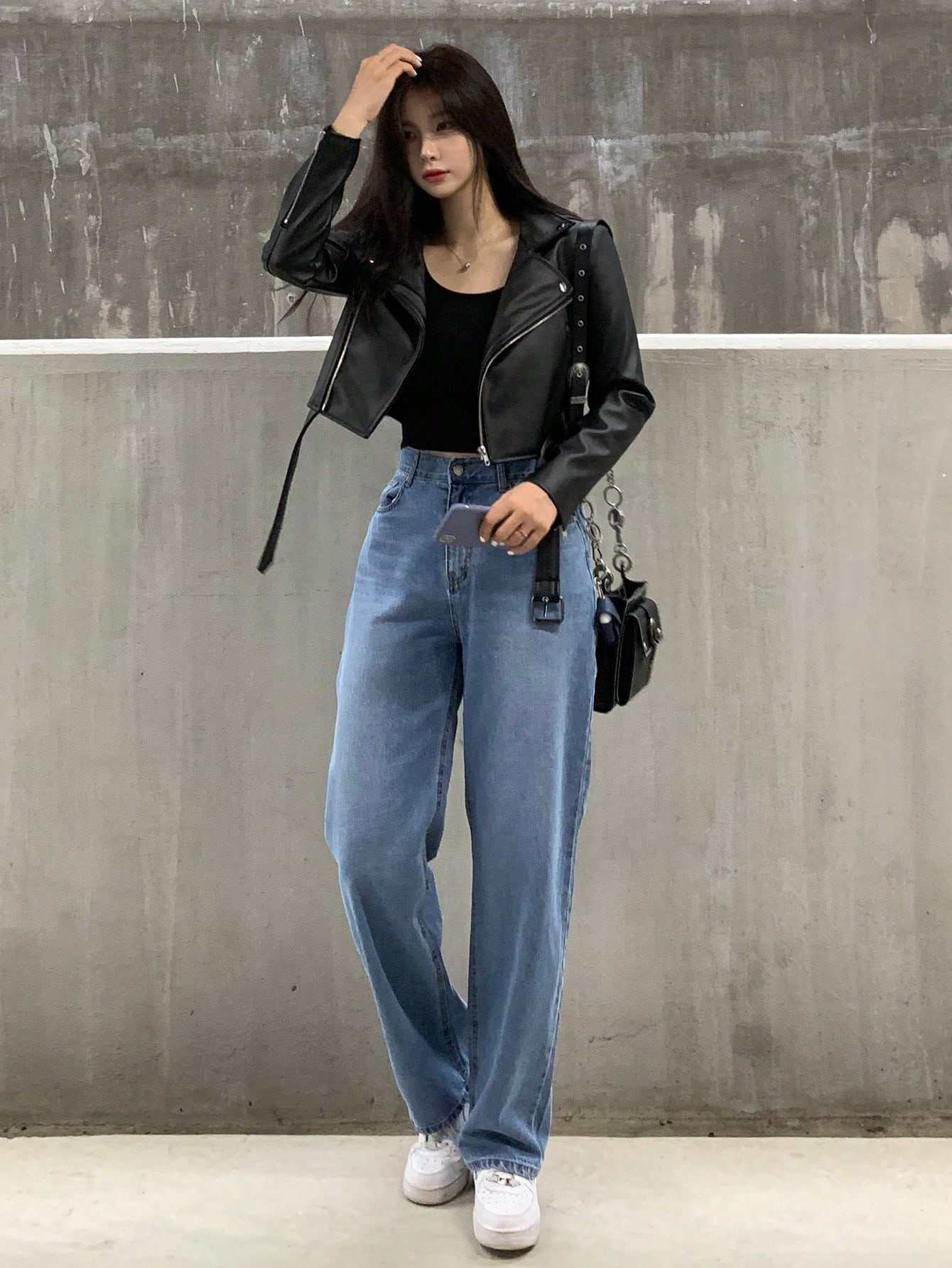 Short Style Casual Fashion Leather Jacket Women Short Style Casual Fashion Leather Jacket Women