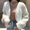 Women Casual Winter Outerwear Zip Up Jacket