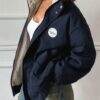 DAZY Women Casual Zip Up Front Long Sleeve Minimalist Jacket Everyday Wear main 5