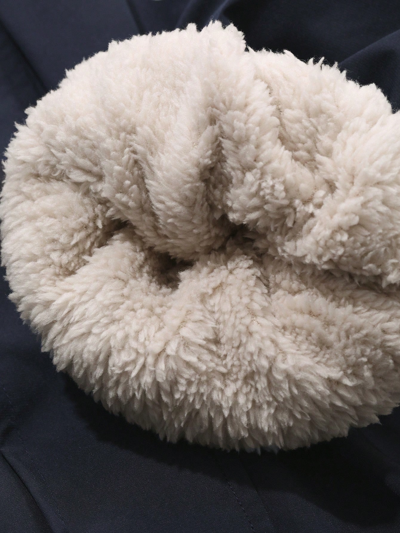 Navy Blue Long Sleeve Minimalist Jacket for Women