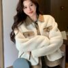 DAZY Womens Colorblock Padded Warm Jacket Coat Winter main 0