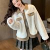 DAZY Womens Colorblock Padded Warm Jacket Coat Winter main 4