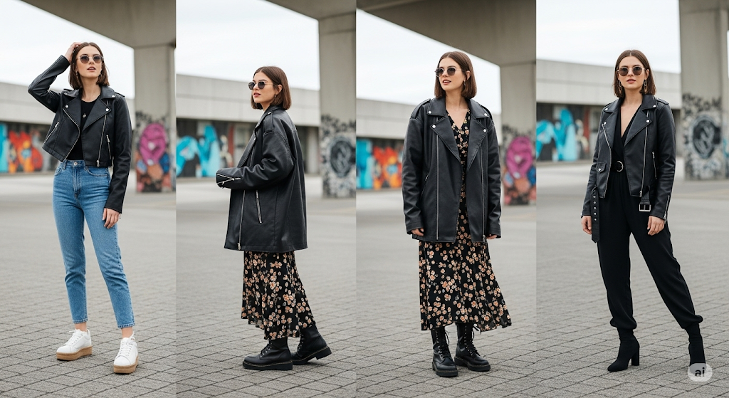 Faux Leather Jacket Women – The Secret to Upgrading Your Edgy Outfit